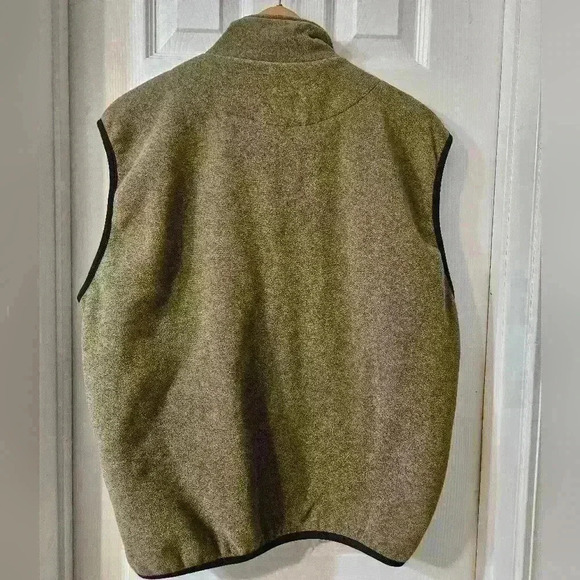 King Ranch Men's Grey Fleece Zip Up Vest - Picture 5 of 6